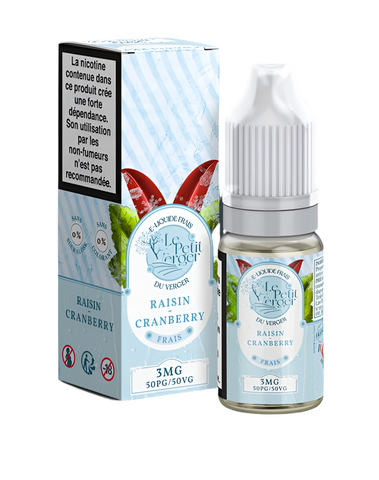 Raisin-Cranberry Frais 10ml - Le Petit Verger by Savourea