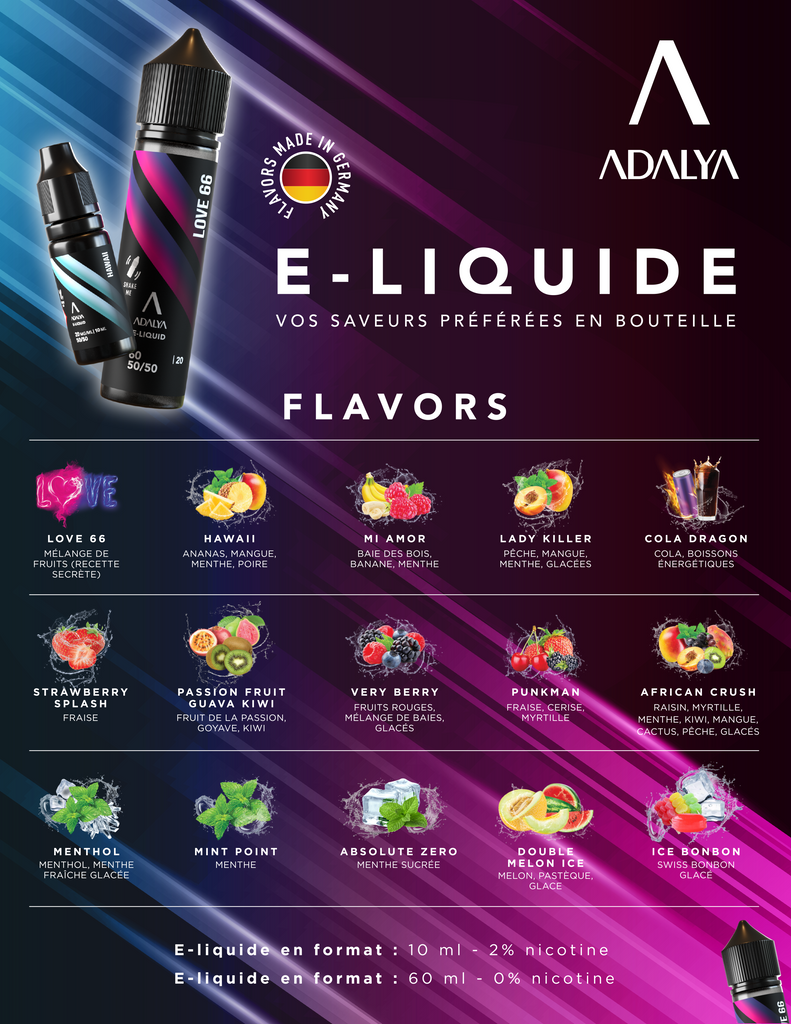 Adalya Salt 20mg 10ml - SMOKE FAMILY Adalya Salt 20mg 10ml - SMOKE FAMILY