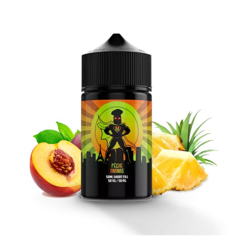 SUPER MUKK PÊCHE ANANAS 50ML 00MG